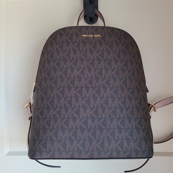 Michael Kors MK Logo Backpack Casual Brown main image 4